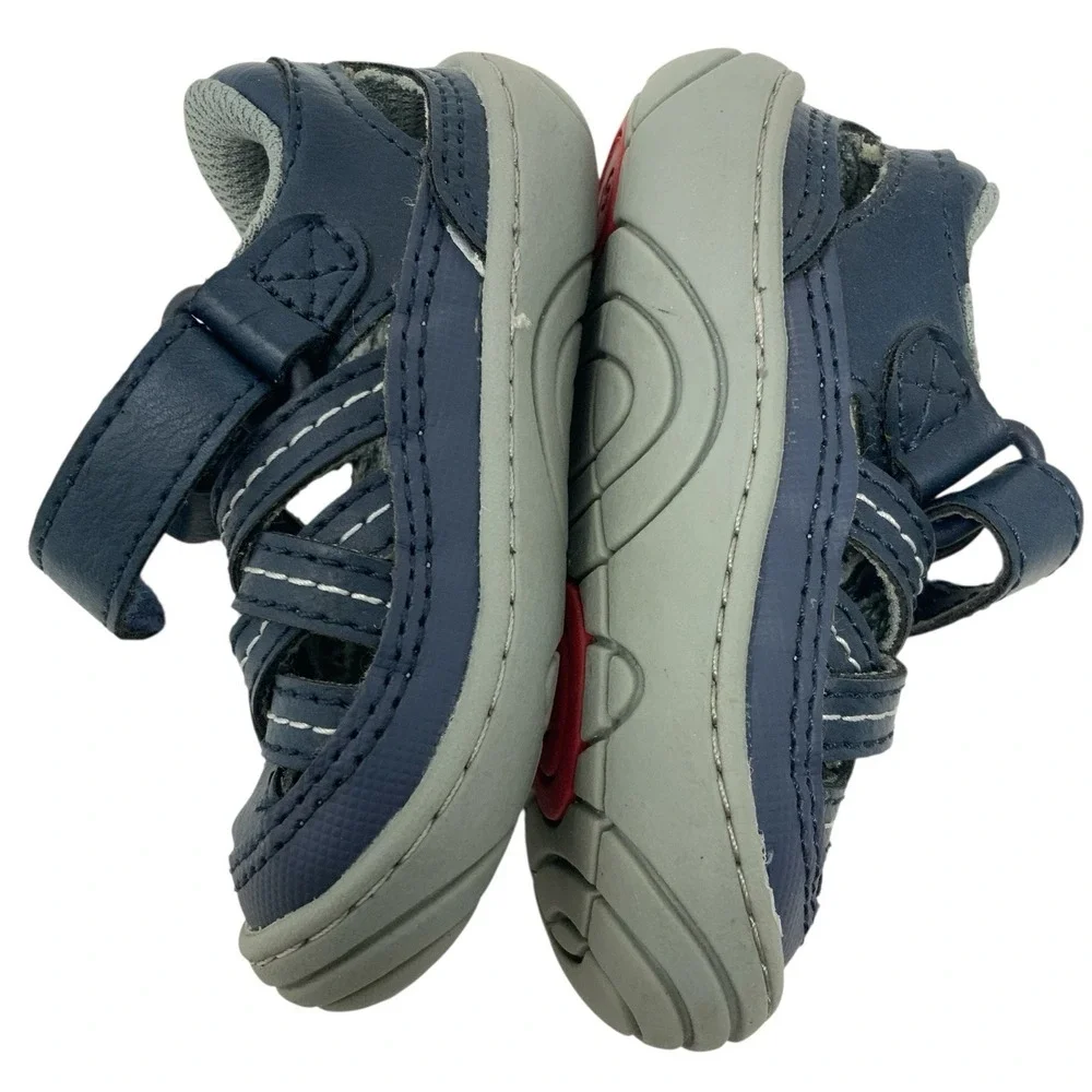 Stride‎ Rite 360 Kids Size 3M Amos 2.0 Sneaker Fisherman Sandal Blue Walking